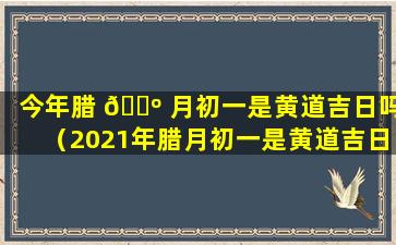 今年腊 🌺 月初一是黄道吉日吗（2021年腊月初一是黄道吉日吗 🦆 ）